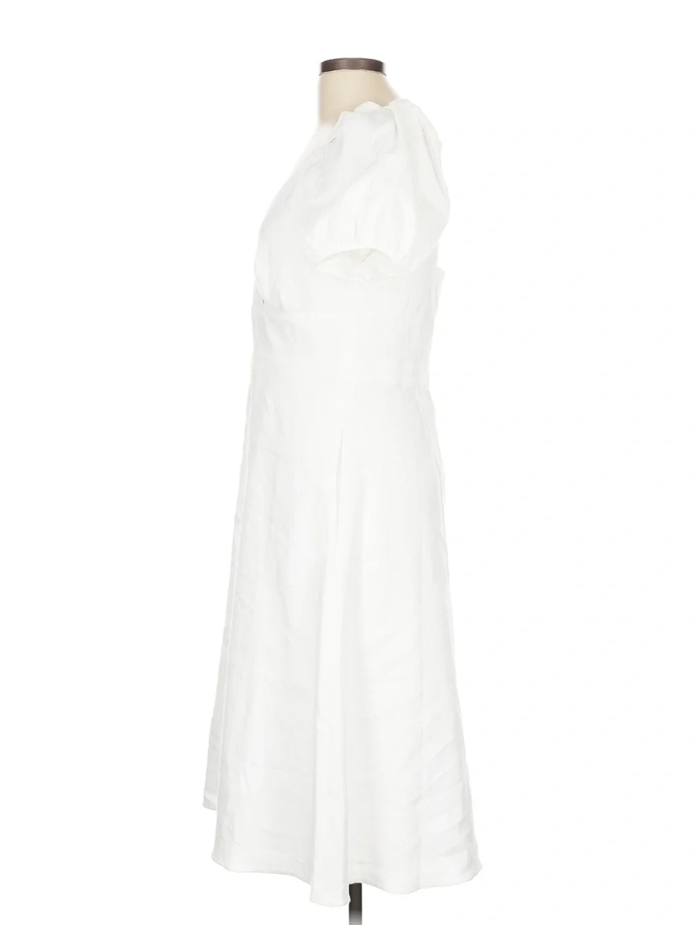 J. Crew white linen blend dress size 10